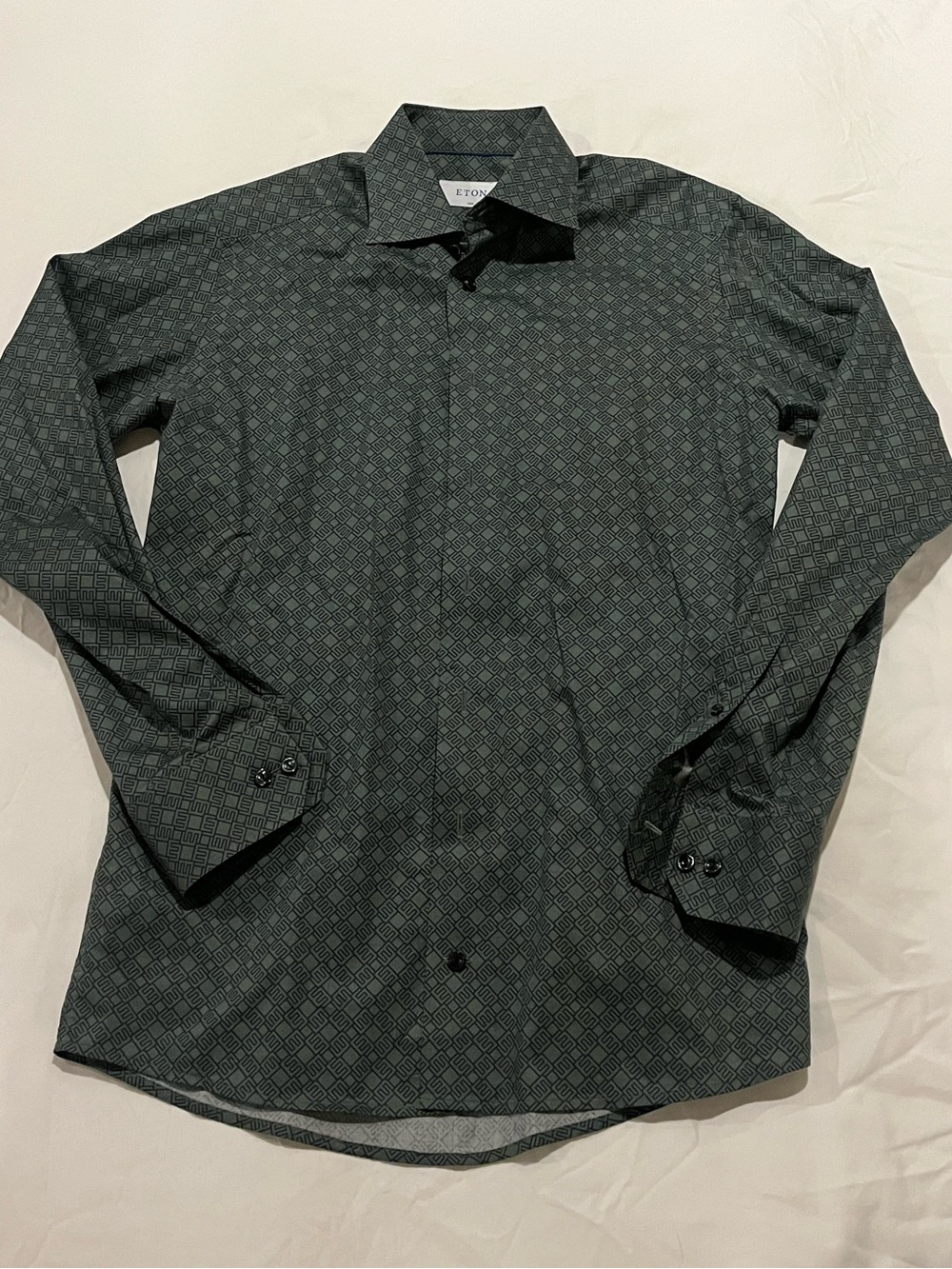 ETON Men’s Formalwear Dress Shirt - Dark Green